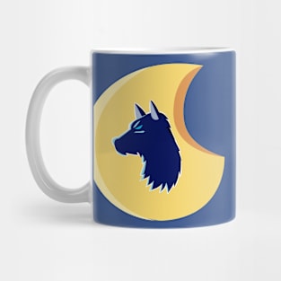 Moonlight  Wolf Mug